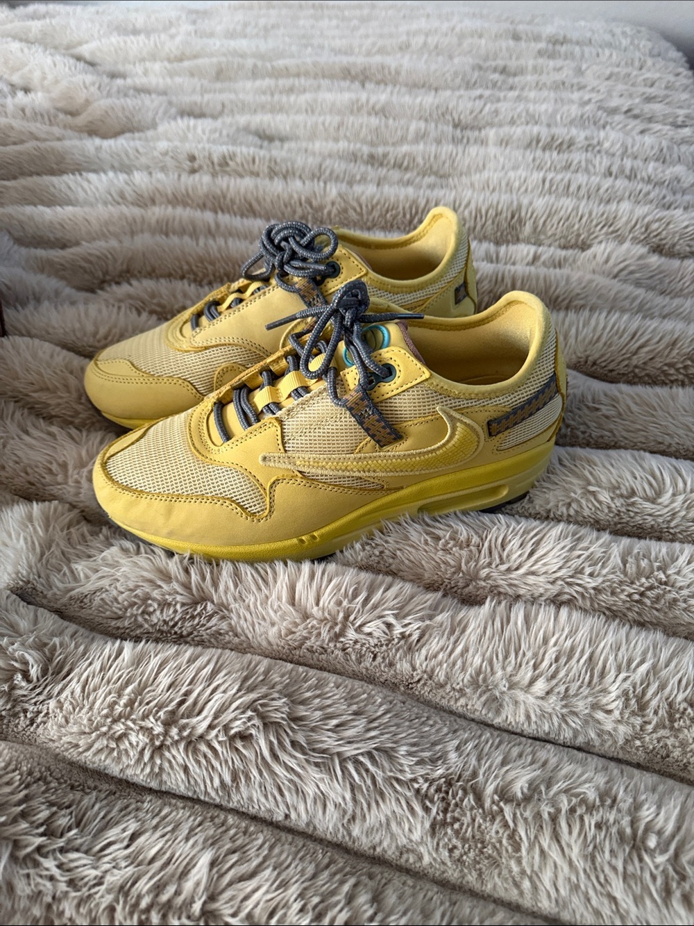 Nike Women’s Yellow Sneakers with Gray Accents